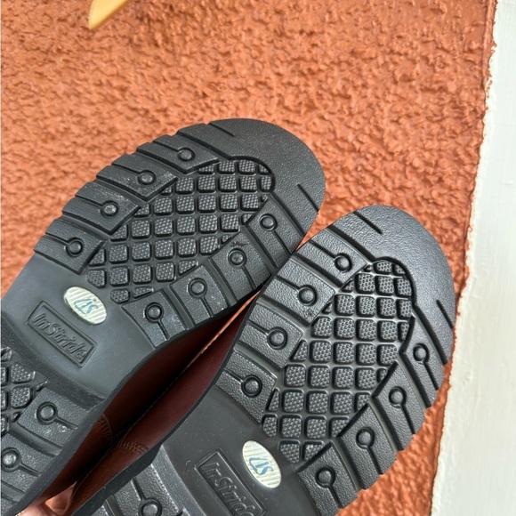 Men’s Instride Leather Dress Shoes Size 10.5 EUC Lace Up  Thick Sole - Picture 7 of 10